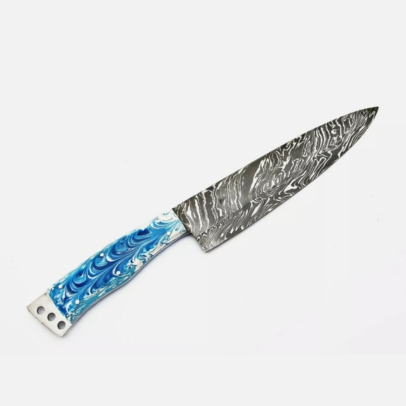 Handmade damascus steel chef knife 17205